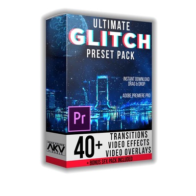 AKVSTUDIOS出品 8套PR轉場預設合集包，為數字廣告注入專業動態魅力